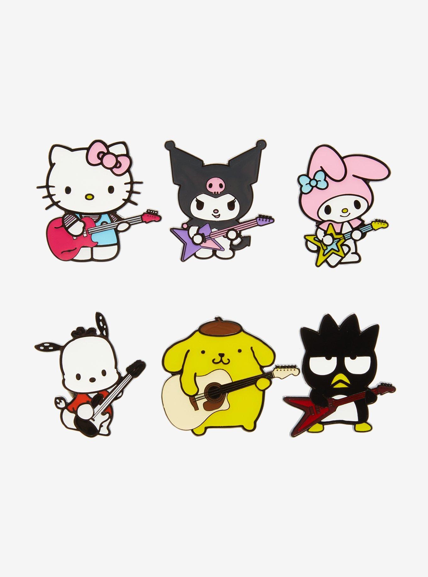 Sanrio, Jewelry, 5 Pc Lot Sanrio Pins Hello Kitty Kuromi Brooch Metal  Cartoon Gift Backpack Coat