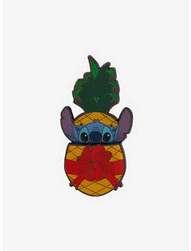 Loungefly Disney Lilo & Stitch Pineapple Gift Enamel Pin, , hi-res