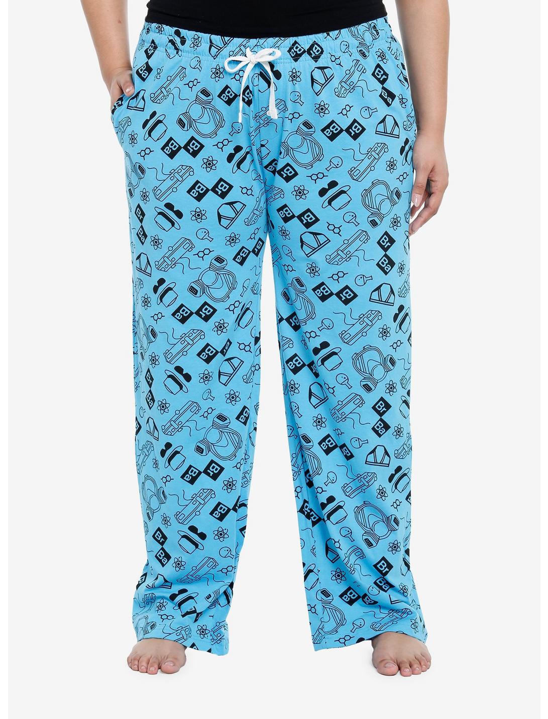 Breaking Bad Icons Girls Pajama Pants Plus Size, BLUE, hi-res