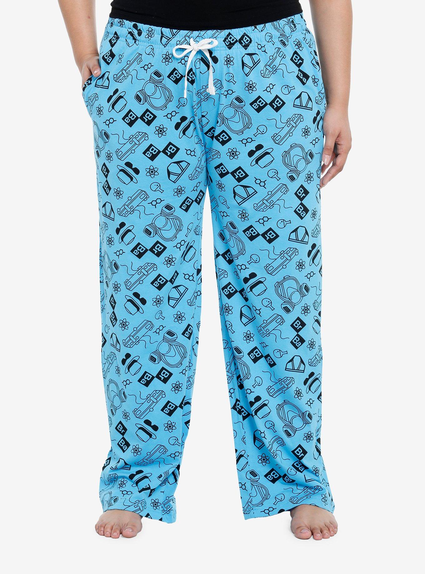 Breaking Bad Icons Girls Pajama Pants Plus Size, BLUE, hi-res