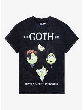 South Park The Goth Kids Mineral Wash T-Shirt, , hi-res