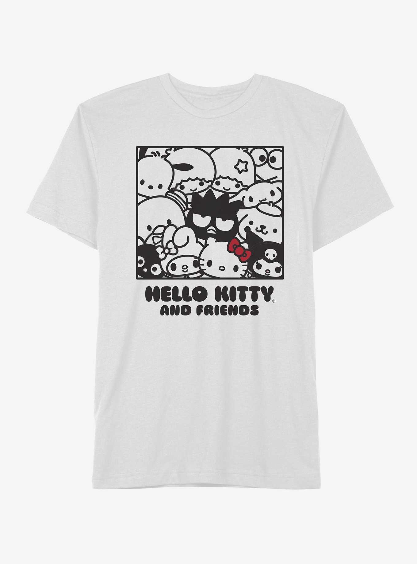 Hello Kitty Outline Box T-Shirt, , hi-res