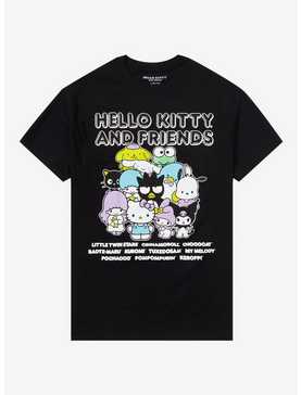 Hello Kitty And Friends Group Names T-Shirt, , hi-res