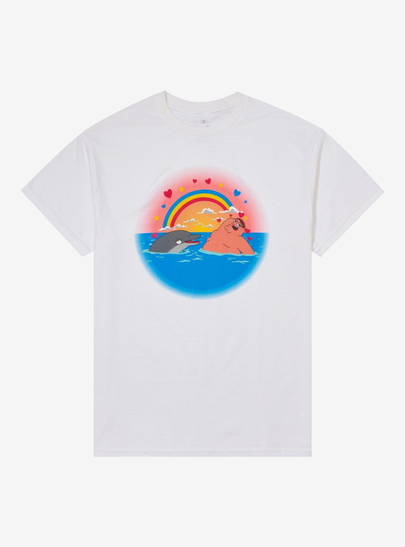 Pink dolphins - Tee Shirt Waves