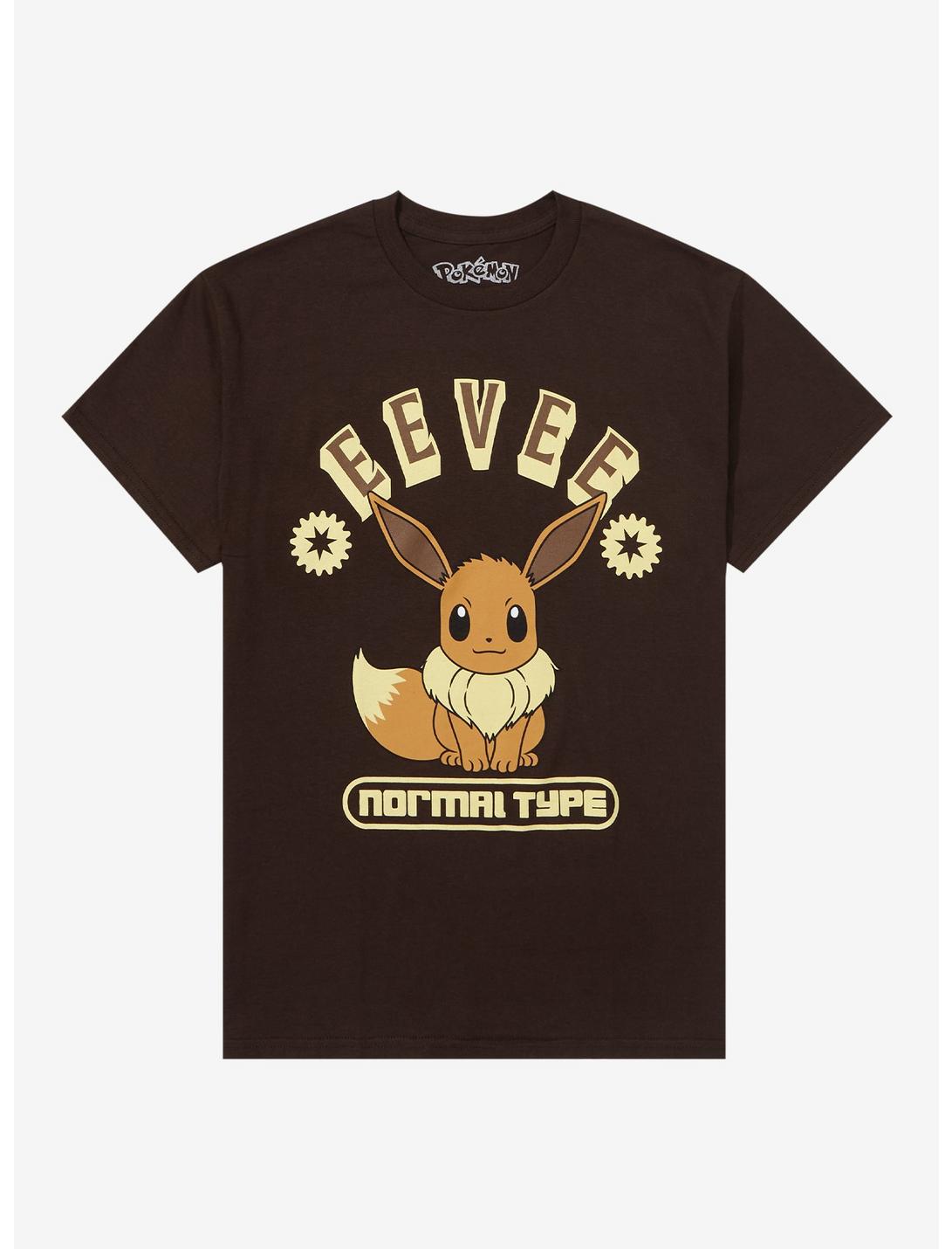Pokemon Eevee Normal Type T-Shirt, BROWN, hi-res