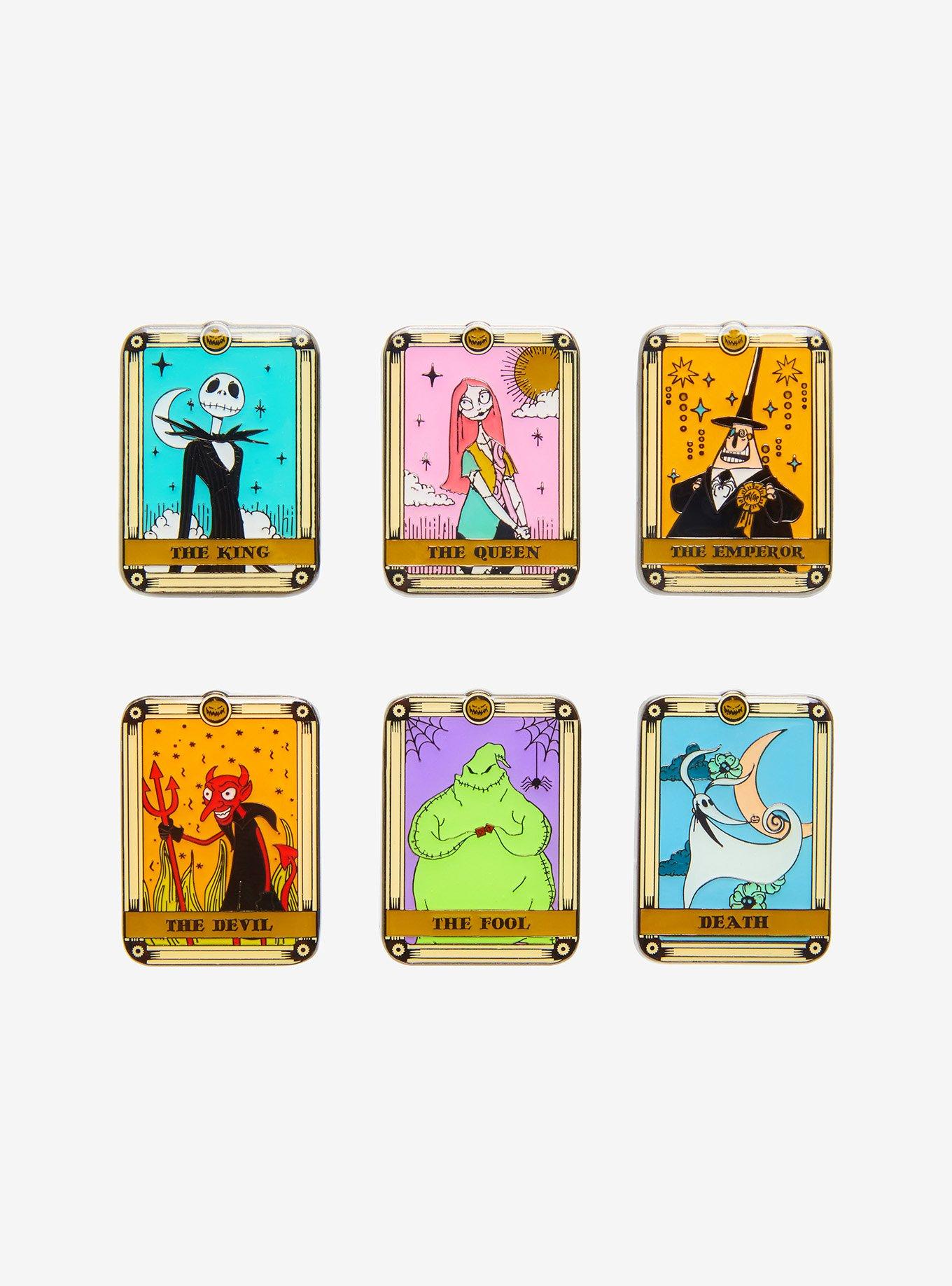 Loungefly The Nightmare Before Christmas Tarot Cards Blind Box Enamel Pin, , hi-res