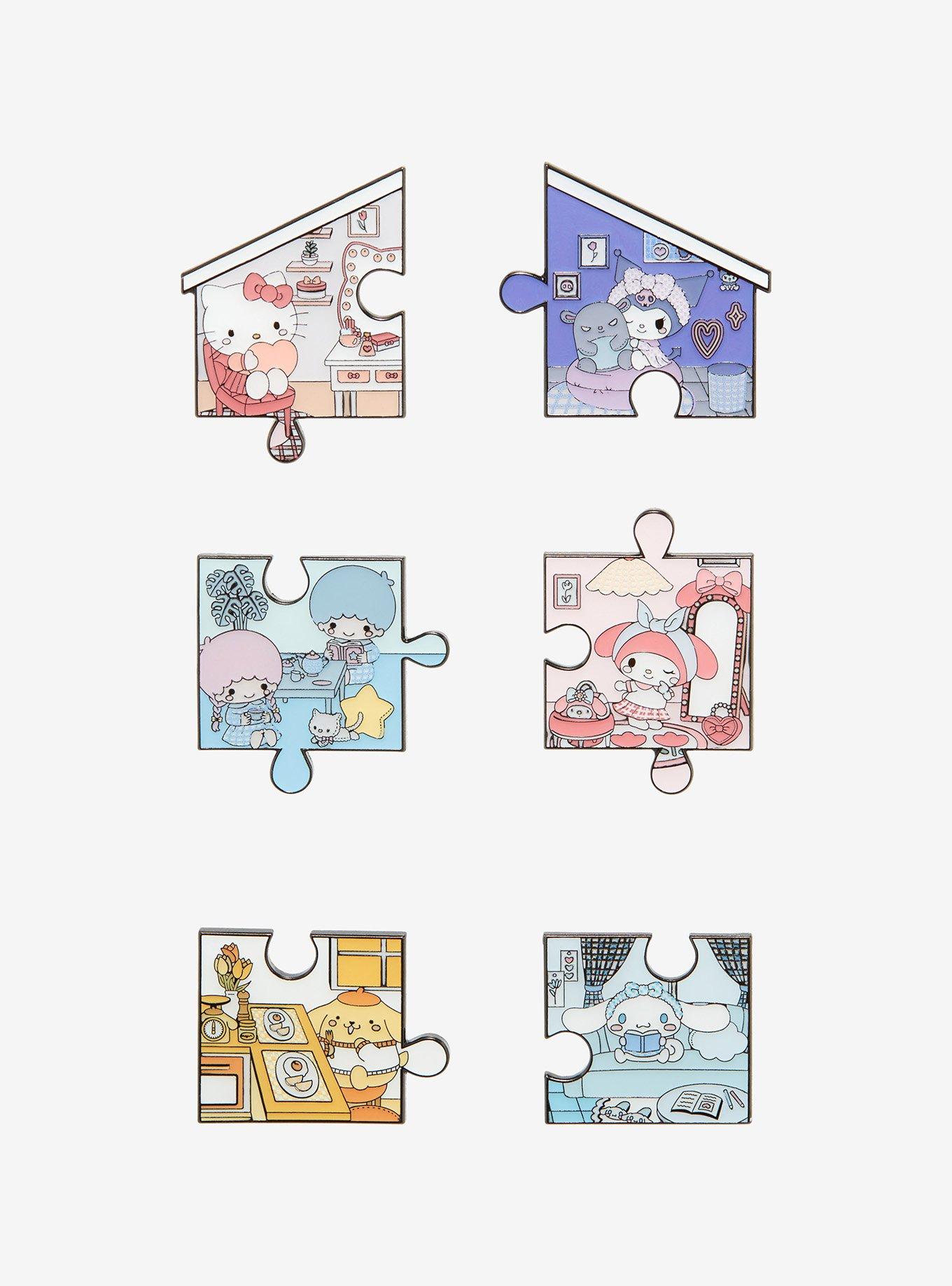Hello Kitty And Friends House Puzzle Blind Box Enamel Pin, , hi-res