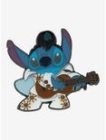 Loungefly Disney Lilo & Stitch Elvis Rhinestone Enamel Pin, , hi-res