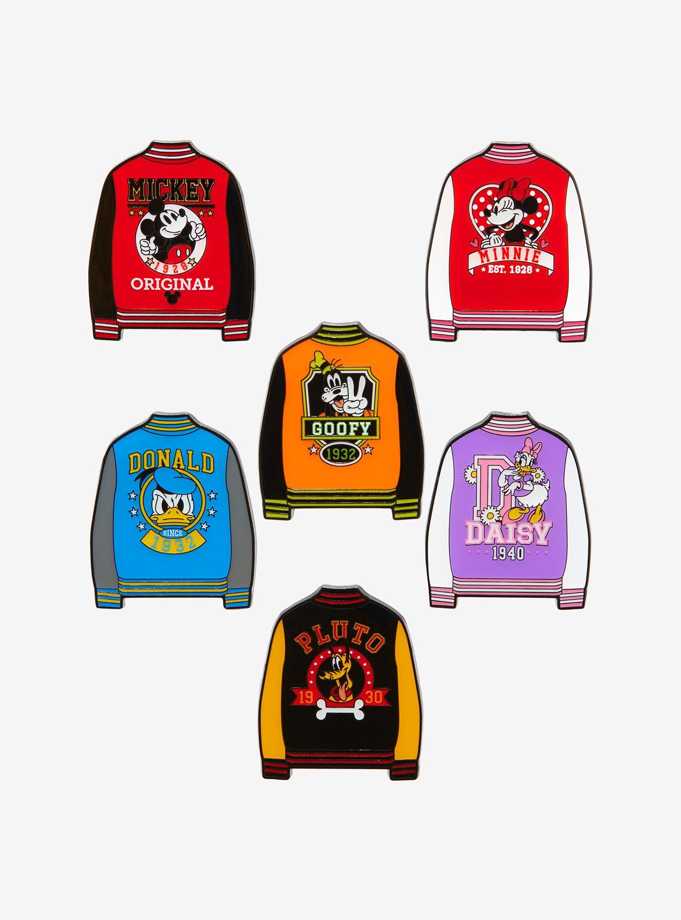 Loungefly Disney Varsity Jacket Blind Box Enamel Pin, , hi-res