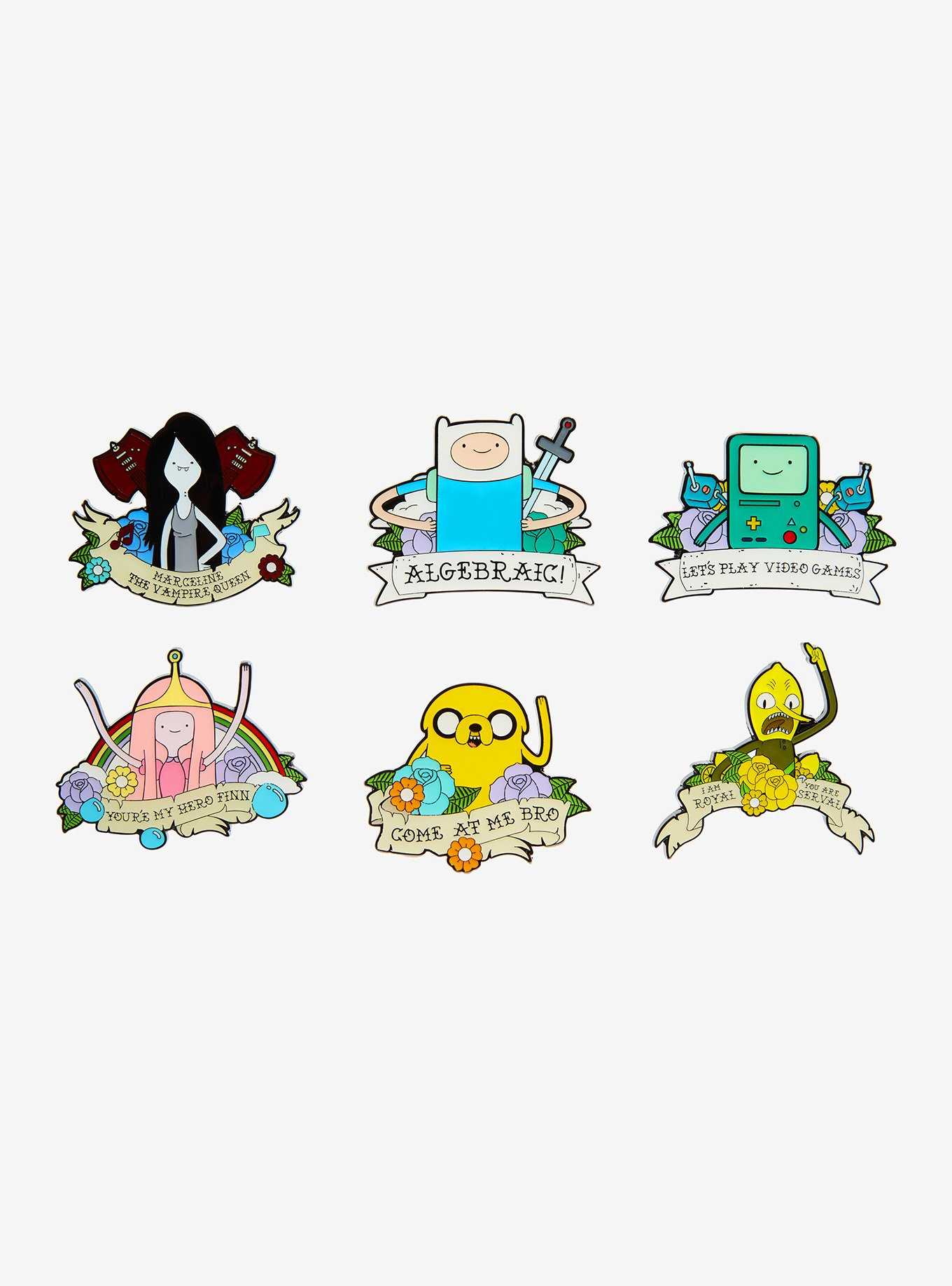 Loungefly Adventure Time Portrait Banner Blind Box Enamel Pin, , hi-res