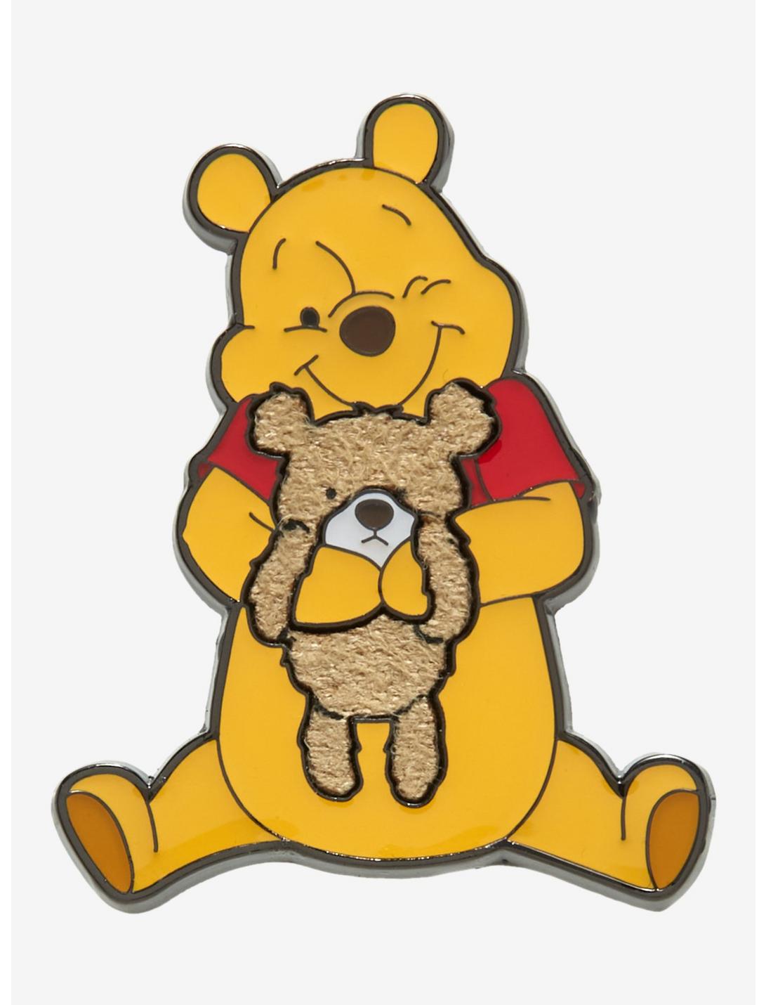 Loungefly Disney Winnie The Pooh Teddy Bear Enamel Pin, , hi-res