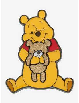 Loungefly Disney Winnie The Pooh Teddy Bear Enamel Pin, , hi-res