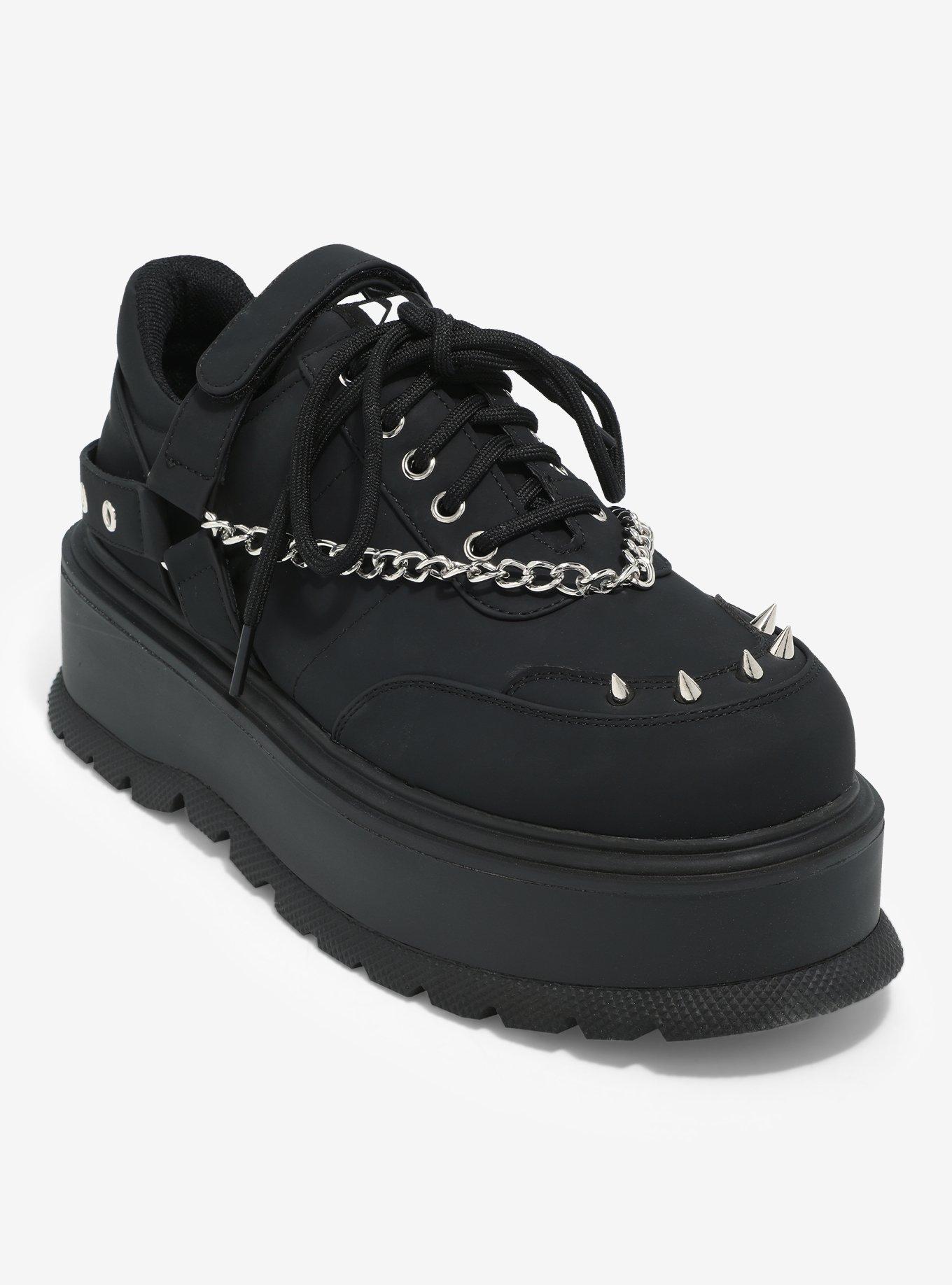 Koi Spike Chain Platform Sneakers | Hot Topic