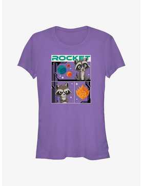 Marvel Guardians of the Galaxy Vol. 3 Baby Rocket Poster Girls T-Shirt, , hi-res