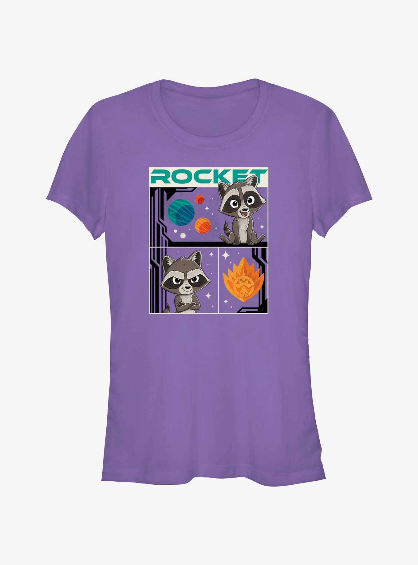 Marvel Guardians of the Galaxy Vol. 3 Baby Rocket Poster Girls T-Shirt, , hi-res
