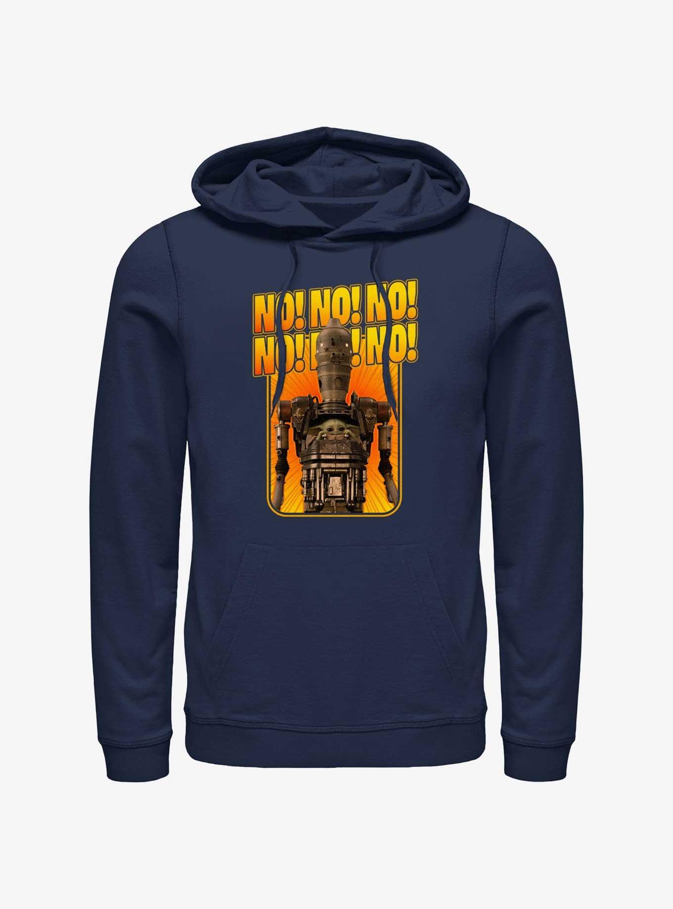 The Mandalorian Tough Warrior Hoodie, NAVY, hi-res