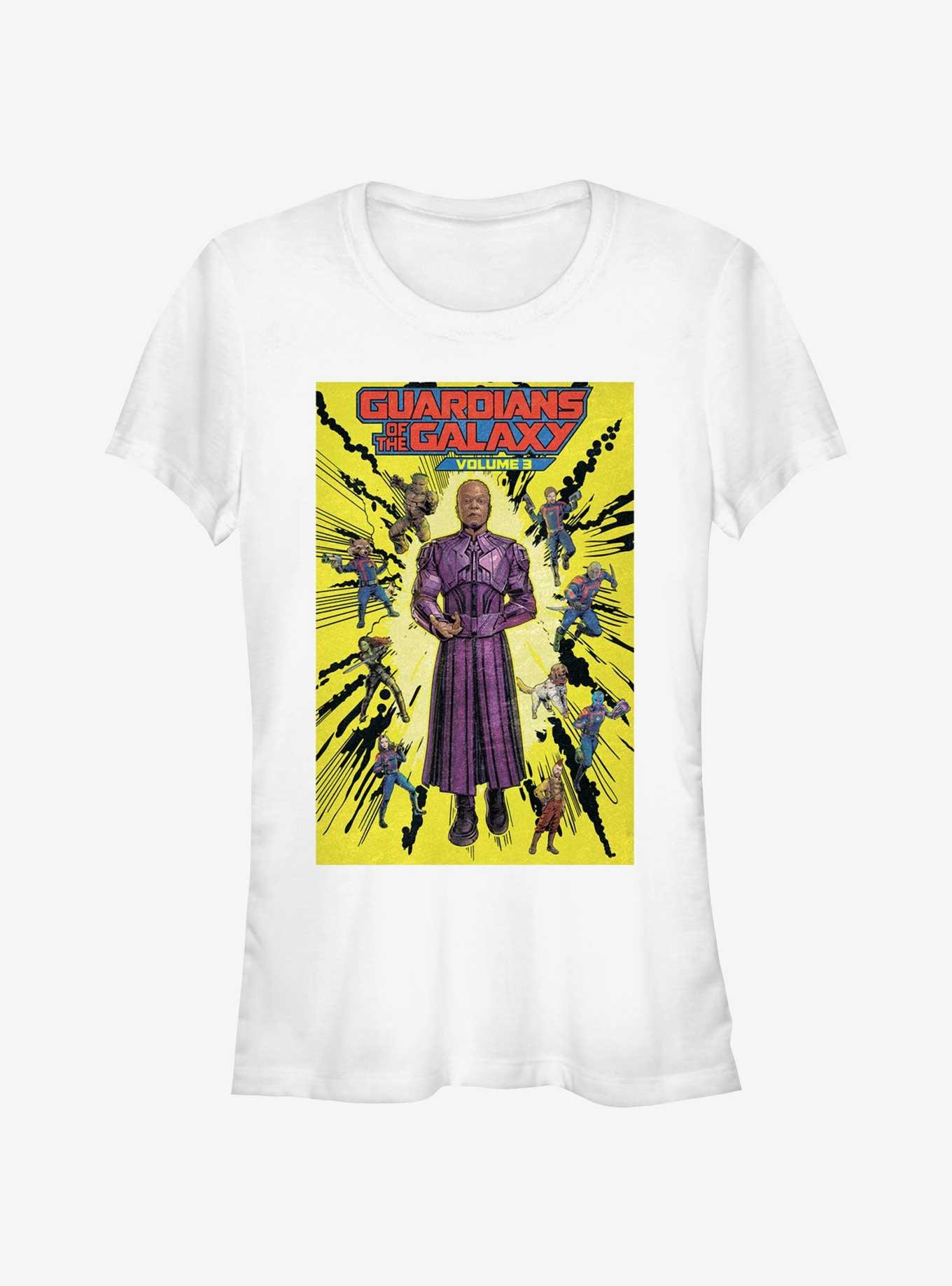 Marvel Guardians of the Galaxy Vol. 3 High Evolutionary Hero Groupshot Poster Girls T-Shirt, , hi-res