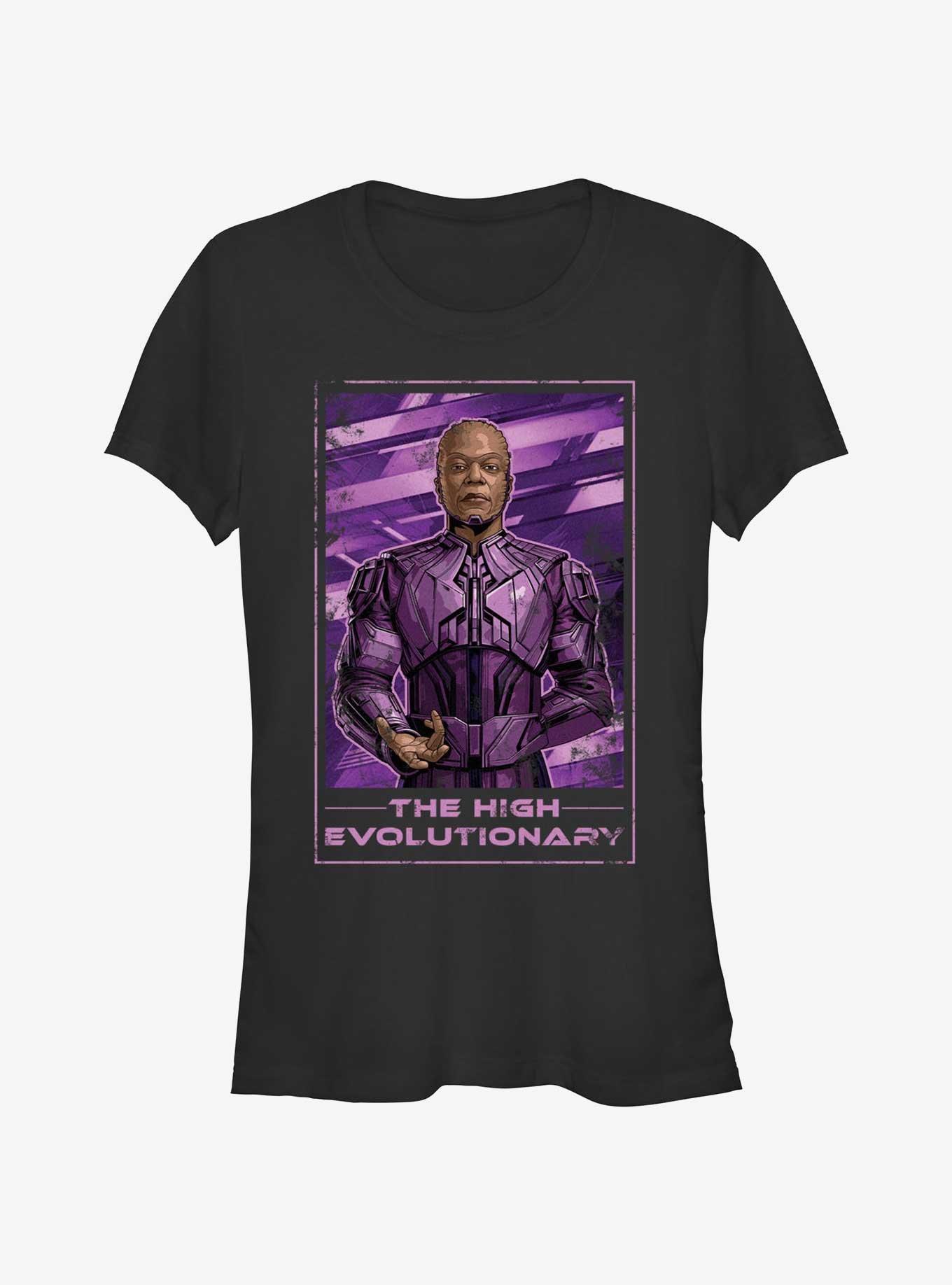 Marvel Guardians of the Galaxy Vol. 3 High Evolutionary Poster Girls T-Shirt, BLACK, hi-res