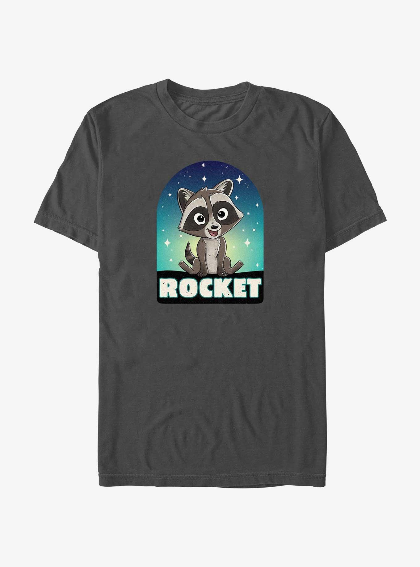 Marvel Guardians of the Galaxy Vol. 3 Baby Rocket T-Shirt, CHARCOAL, hi-res