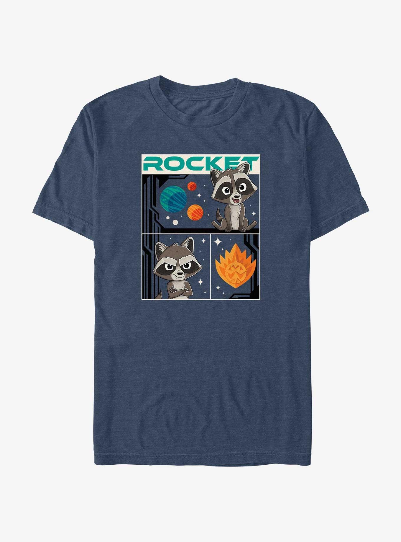 Marvel Guardians of the Galaxy Vol. 3 Baby Rocket Poster T-Shirt, , hi-res