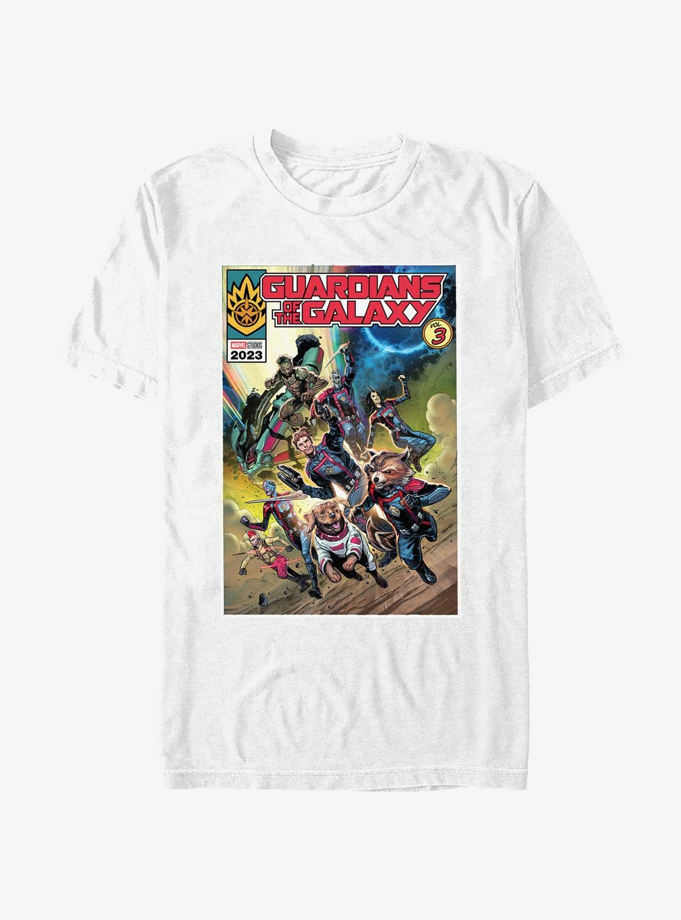 Marvel Guardians of the Galaxy Vol. 3 Comic Book Poster T-Shirt, , hi-res