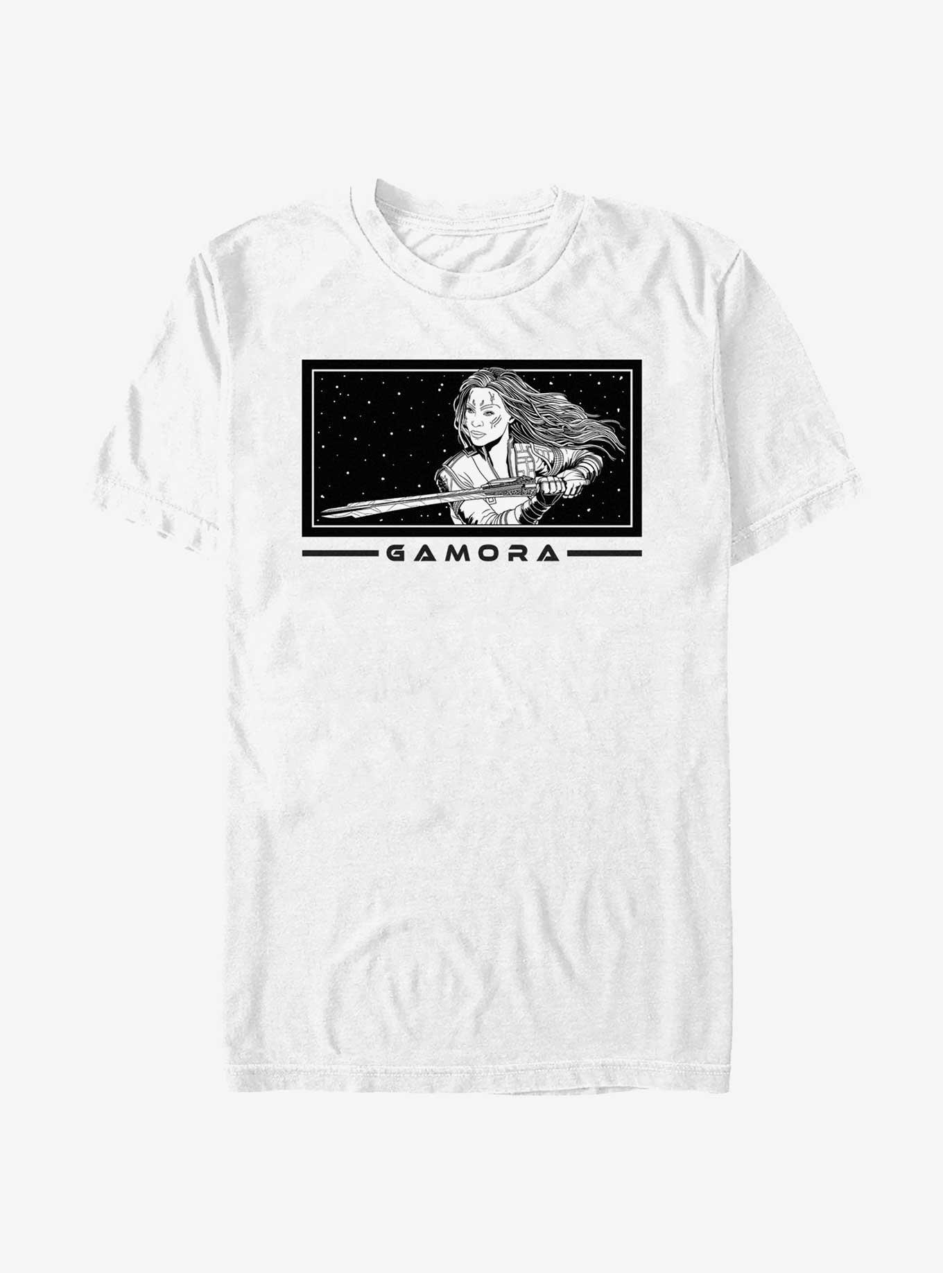 Marvel Guardians of the Galaxy Vol. 3 Cosmic Gamora T-Shirt, WHITE, hi-res