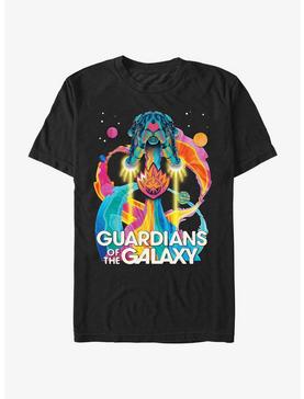 Plus Size Marvel Guardians of the Galaxy Vol. 3 Psychedelic Ship T-Shirt, , hi-res