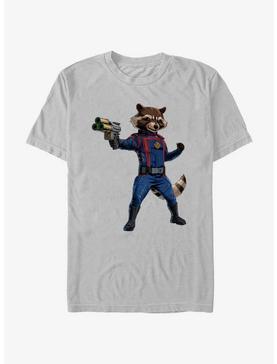 Plus Size Marvel Guardians of the Galaxy Vol. 3 Rocket Attack T-Shirt, , hi-res