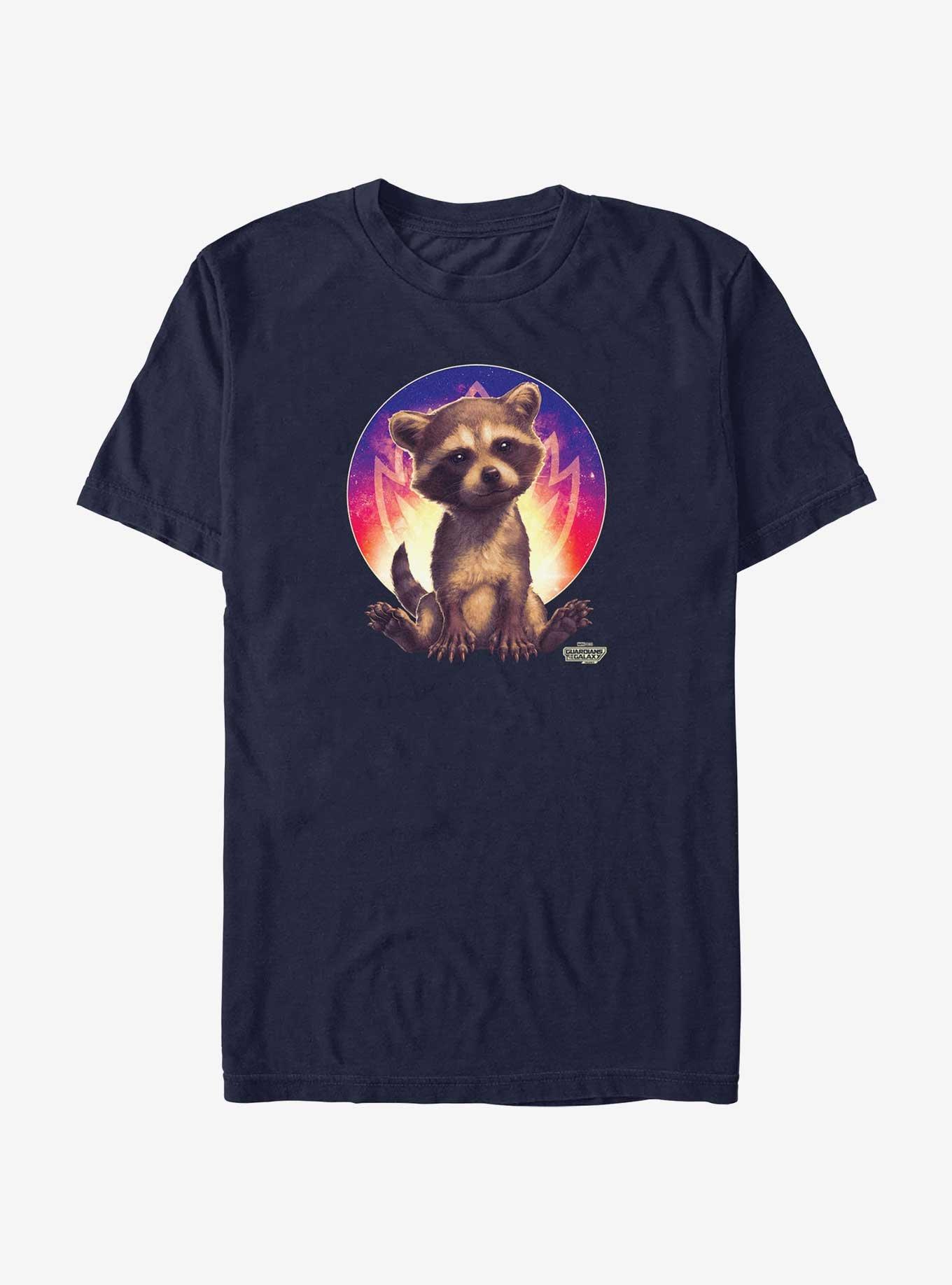 Marvel Guardians of the Galaxy Vol. 3 Baby Rocket Guardian T-Shirt, NAVY, hi-res