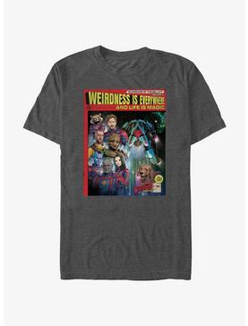 Plus Size Marvel Guardians of the Galaxy Vol. 3 Weirdness Is Everywhere Poster T-Shirt, , hi-res