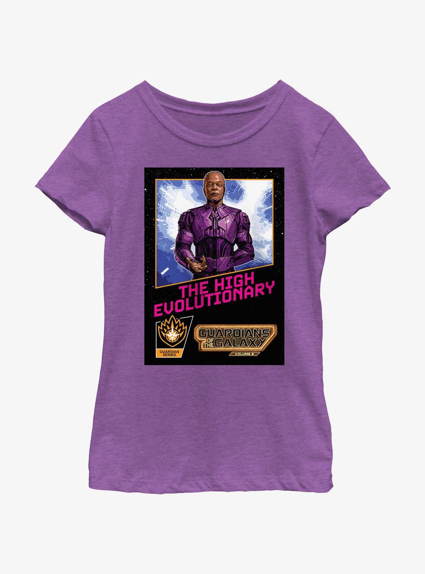 Marvel Guardians of the Galaxy Vol. 3 High Evolutionary Cosmic Poster Youth Girls T-Shirt, , hi-res