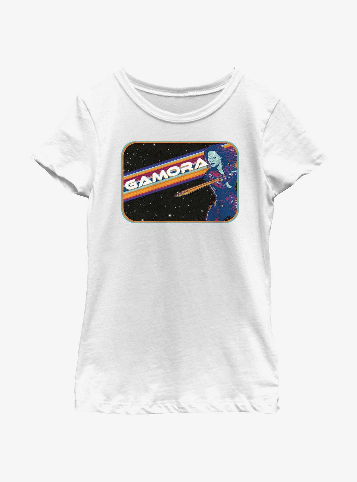 Marvel Guardians of the Galaxy Vol. 3 Gamora Space Badge Youth Girls T-Shirt, , hi-res