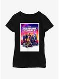 Marvel Guardians of the Galaxy Vol. 3 Universal Family Poster Youth Girls T-Shirt, BLACK, hi-res