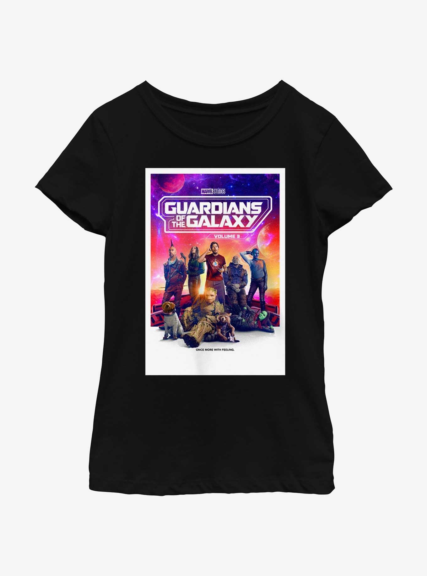 Marvel Guardians of the Galaxy Vol. 3 Universal Family Poster Youth Girls T-Shirt, , hi-res