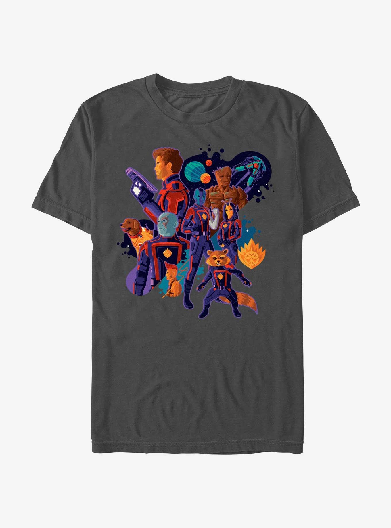 Marvel Guardians of the Galaxy Vol. 3 Animated Guardians T-Shirt, , hi-res