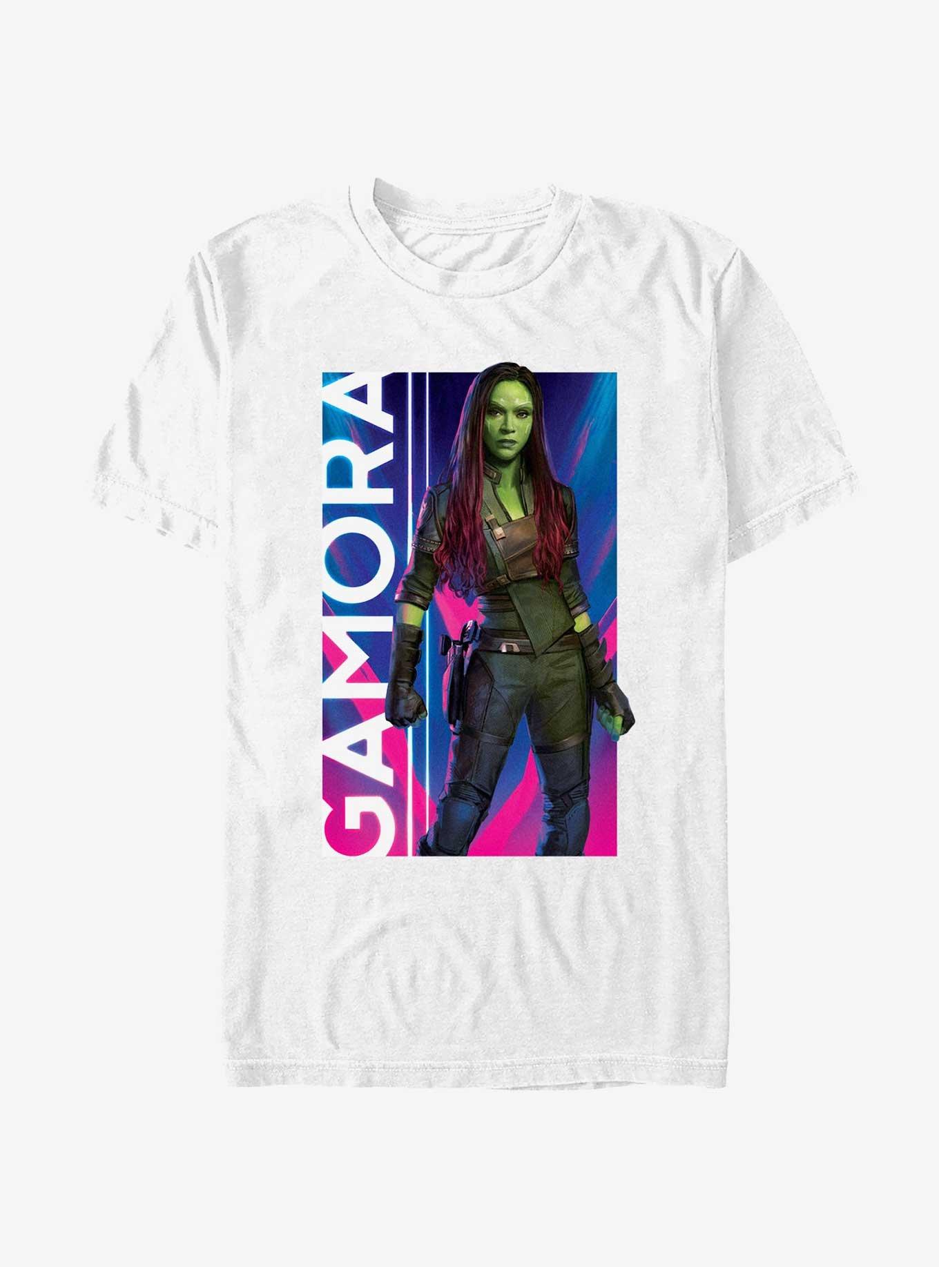 Marvel Guardians of the Galaxy Vol. 3 Gamora Hero Poster T-Shirt - WHITE |  BoxLunch