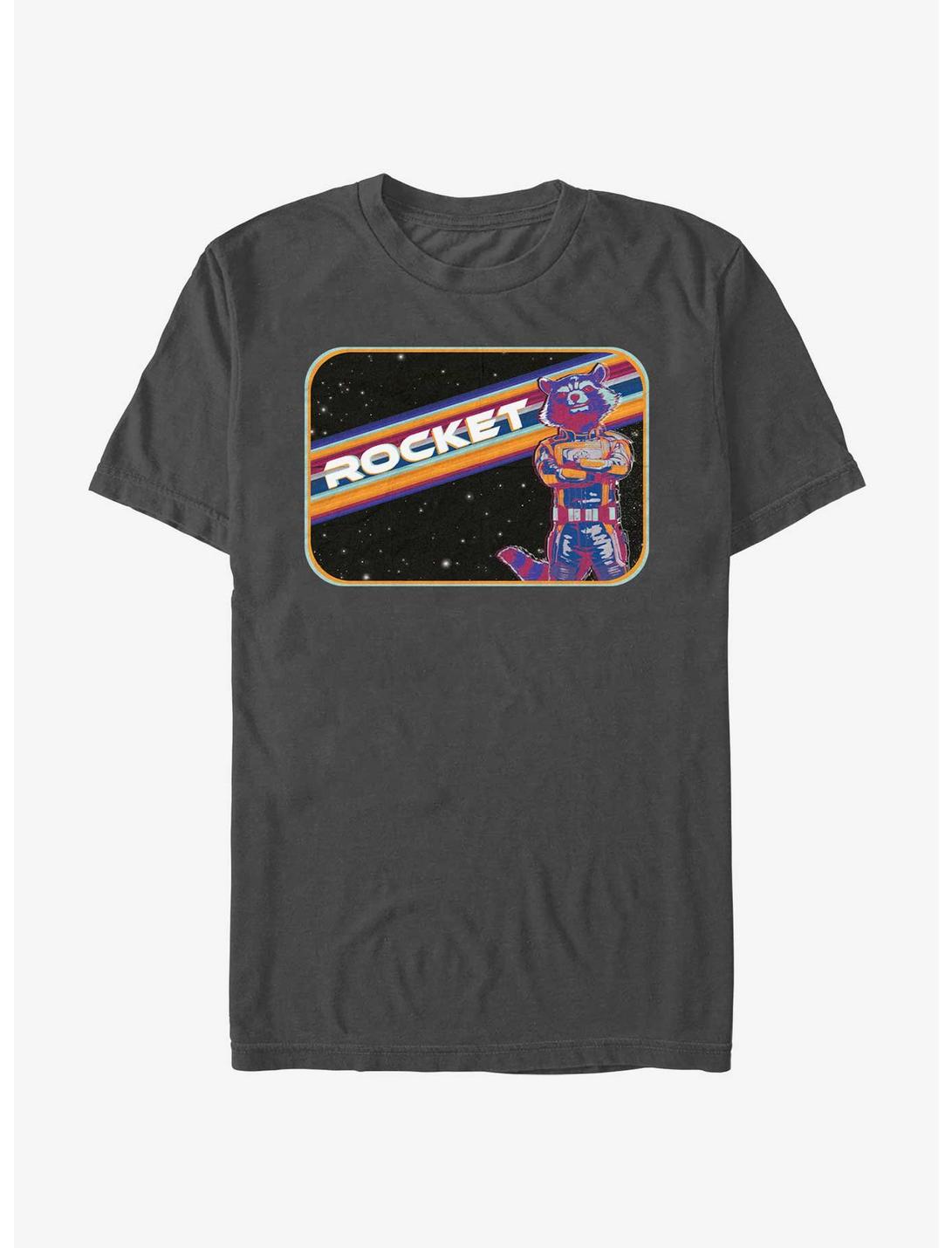 Marvel Guardians of the Galaxy Vol. 3 Rocket Stars T-Shirt, CHARCOAL, hi-res