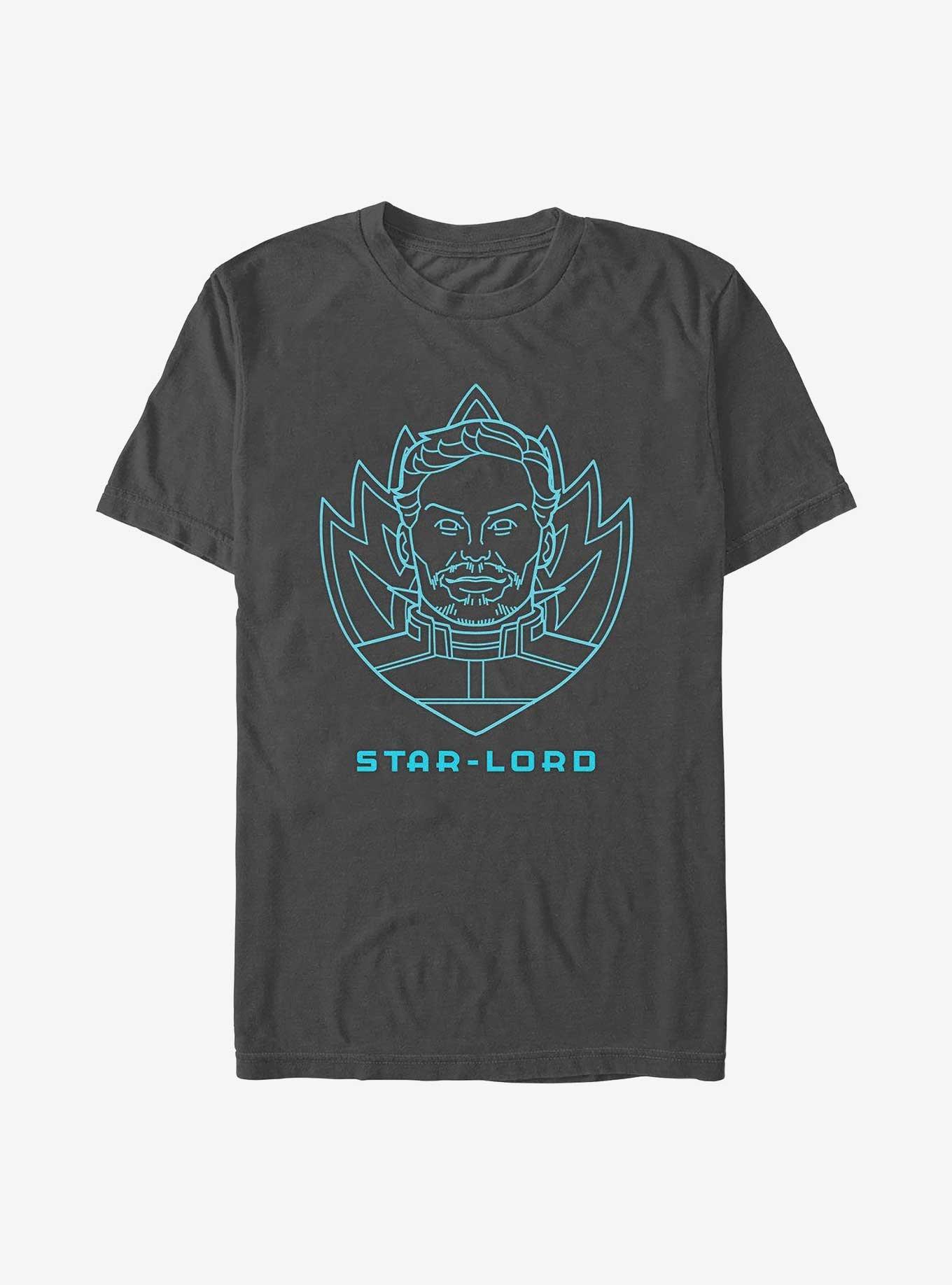 Marvel Guardians of the Galaxy Vol. 3 Star-Lord Badge T-Shirt, , hi-res