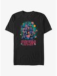 Marvel Guardians of the Galaxy Vol. 3 Weirdness Is Everywhere and Life Is Magic T-Shirt, BLACK, hi-res