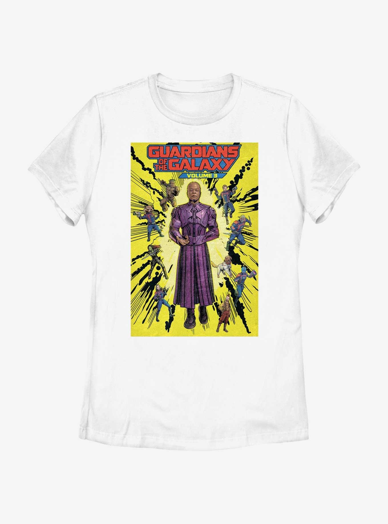 Marvel Guardians of the Galaxy Vol. 3 High Evolutionary Hero Groupshot Poster Womens T-Shirt, , hi-res