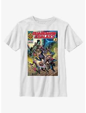 Marvel Guardians of the Galaxy Vol. 3 Comic Book Poster Youth T-Shirt, , hi-res