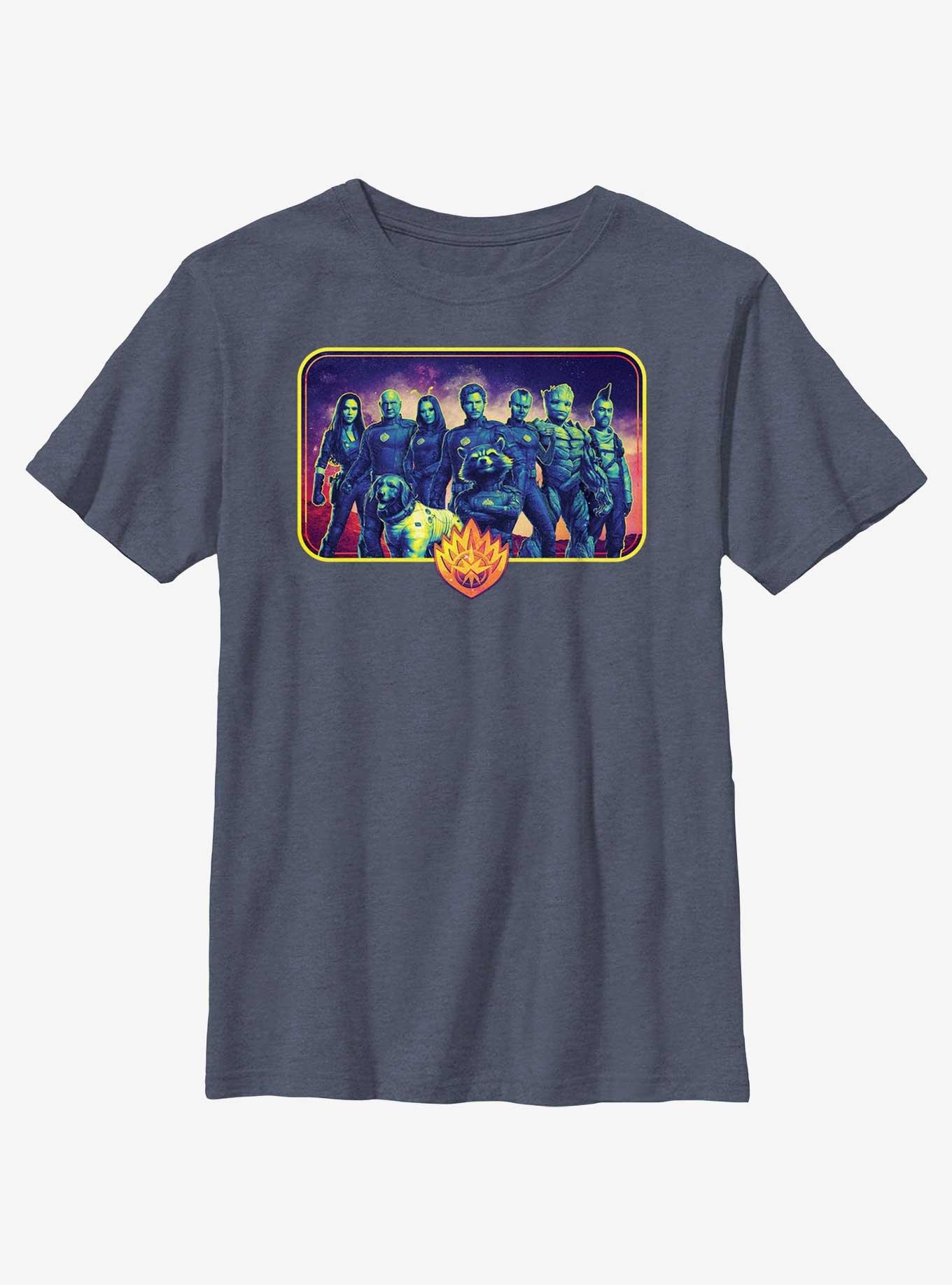 Marvel Guardians of the Galaxy Vol. 3 Cosmic Heroes Lineup Youth T-Shirt, , hi-res