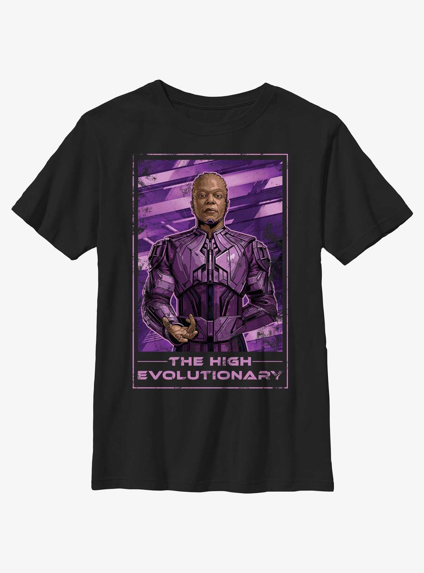 Marvel Guardians of the Galaxy Vol. 3 High Evolutionary Poster Youth T-Shirt, , hi-res