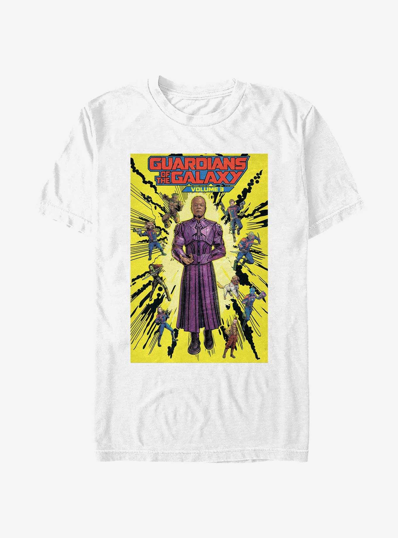Marvel Guardians of the Galaxy Vol. 3 High Evolutionary Hero Groupshot Poster T-Shirt, , hi-res