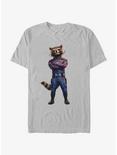 Marvel Guardians of the Galaxy Vol. 3 Rocket Pose T-Shirt, SILVER, hi-res