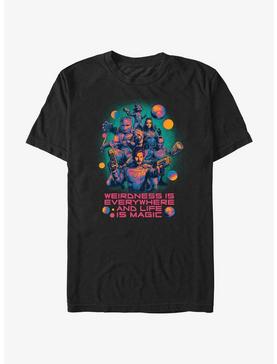 Marvel Guardians of the Galaxy Vol. 3 Weirdness Is Everywhere and Life Is Magic T-Shirt, , hi-res