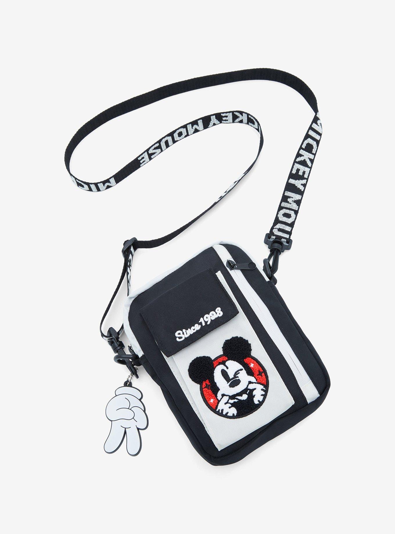 Disney Mickey Mouse and Pluto Dracula Poses Crossbody Bag