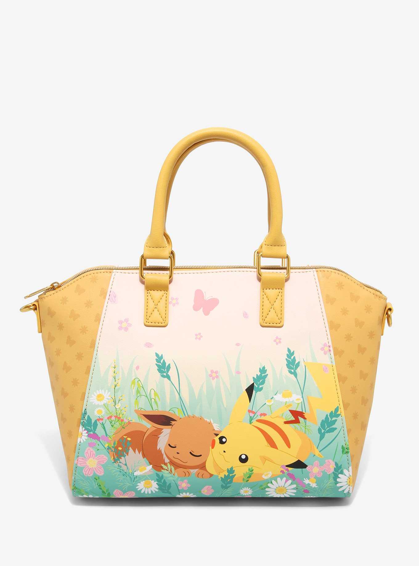 Loungefly Pokemon Eevee & Pikachu Satchel Bag, , hi-res