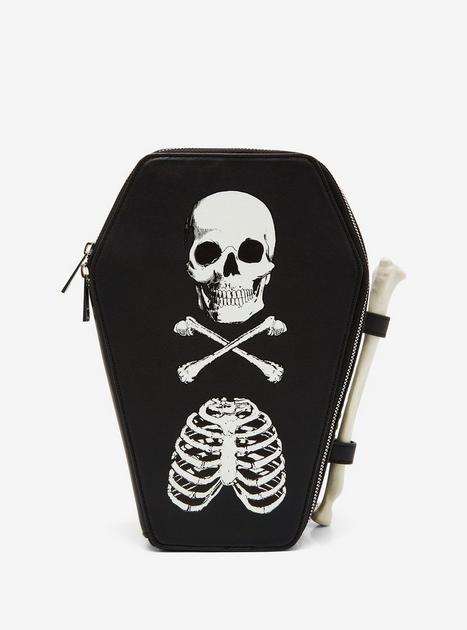 Coffin Bone Glow-In-The-Dark Crossbody Bag Hot Topic Exclusive | Hot Topic