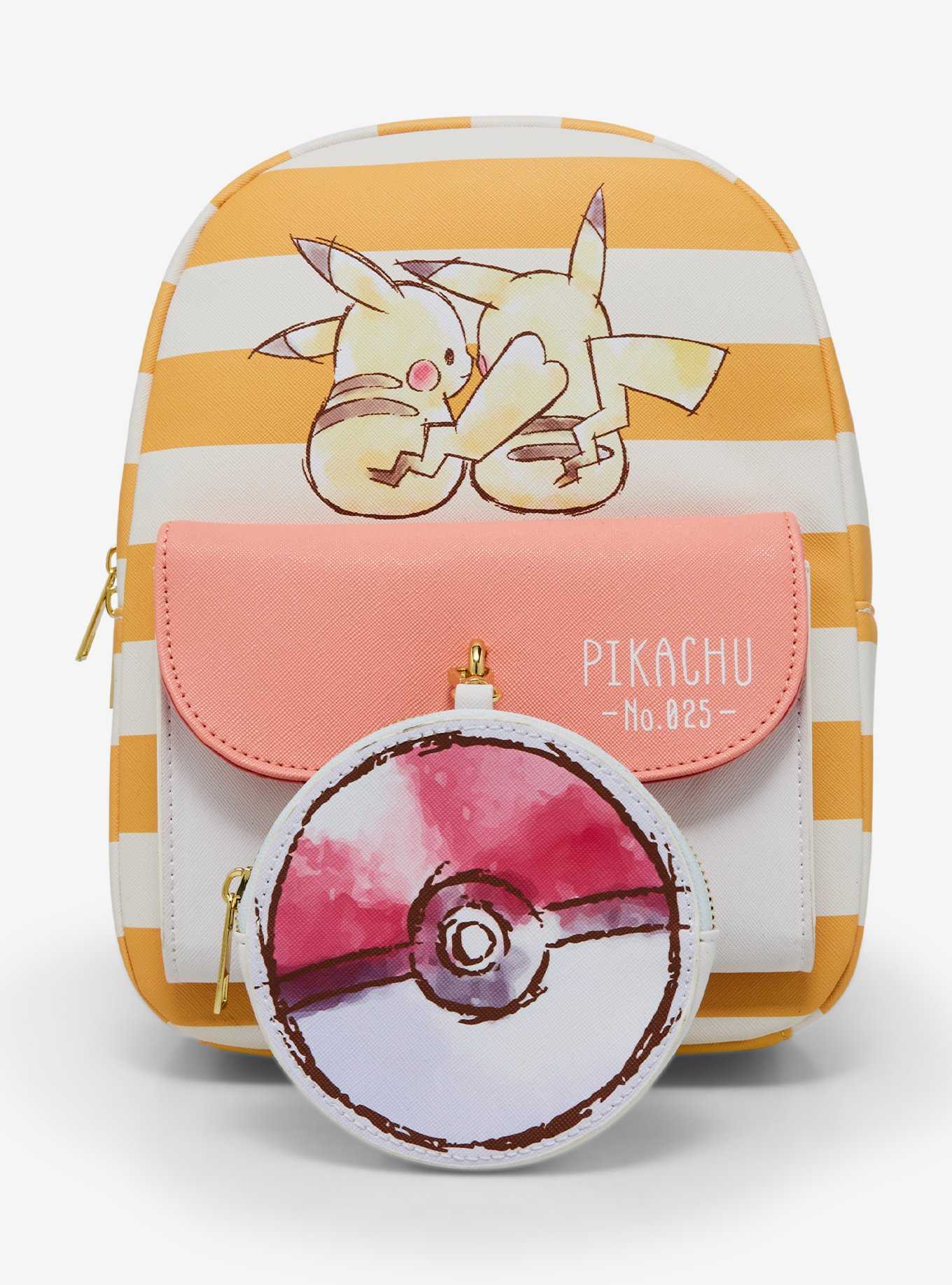 Pokémon Pikachu Striped Mini Backpack, , hi-res